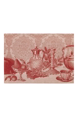 4 individuais de mesa Festin - Vermelho - 50 x 36 cm