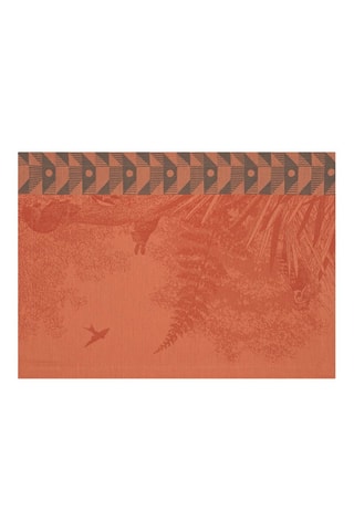 4 individuais de mesa Forêt Enchantée - Terracota - 50 x 36 cm