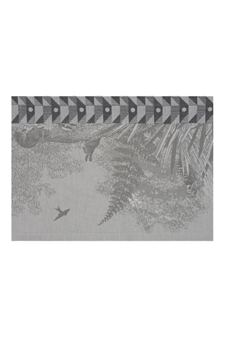 4 individuais de mesa Forêt Enchantée - Cinzento - 50 x 36 cm