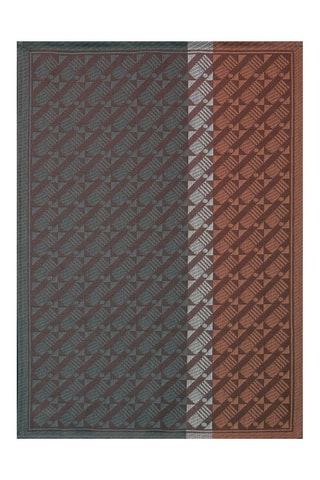 4 individuais de mesa Veine Graphique - Vermelho -  50 x 36 cm