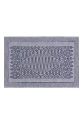 4 individuais de mesa Club Ligne - Azul - 53 x 33 cm