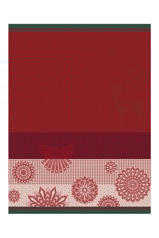 2 essuie-mains Lumières d'étoiles - Rouge