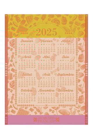 2 panos Calendrier 2025 - Laranja