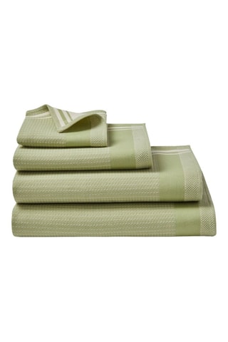 Toalha de banho grande Duetto - Verde - 90 x 150 cm