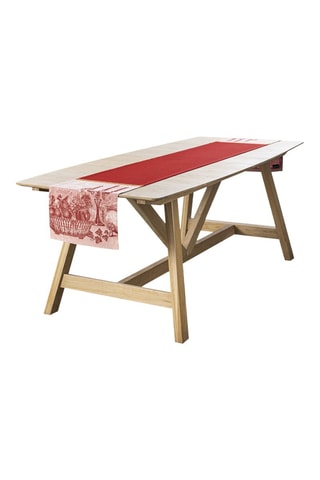Caminho de mesa Festin - Vermelho - 50 x 150 cm