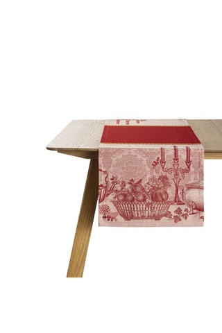 Caminho de mesa Festin - Vermelho - 50 x 150 cm