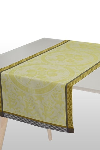 Caminho de mesa Duchesse - Amarelo - 50 x 150 cm