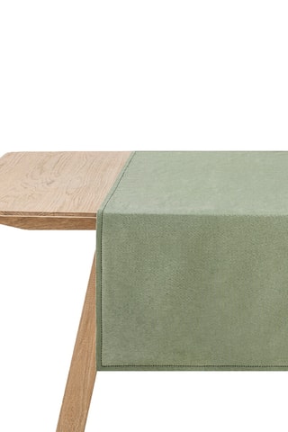Caminho de mesa em linho Nuances - Verde - 150 x 50 cm