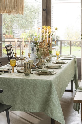 Toalha de mesa retangular Charmilles - Verde