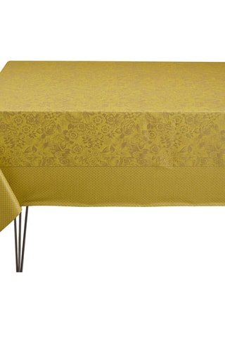 Toalha de mesa revestida retangular Osmose - Amarelo