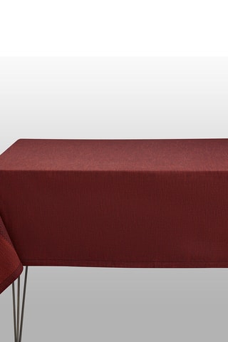 Toalha de mesa retangular Slow Life - Vermelho - 150 x 150 cm
