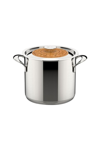 Roestvrijstalen Kookpot 18/10 met Kersenhouten Deksel Emozione Pastaiola® - 20 cm - 5,4 l