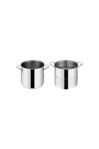 Roestvrijstalen Kookpot 18/10 met Kersenhouten Deksel Emozione Pastaiola® - 20 cm - 5,4 l