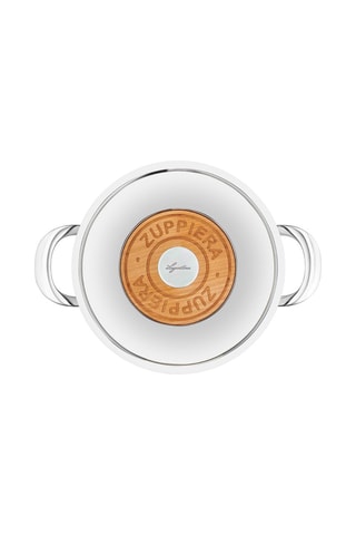 Roestvrijstalen Kookpot 18/10 met Kersenhouten Deksel Emozione Zuppiera® - 4,65 l