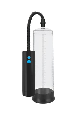 Pompe à pénis automatique rechargeable Pumped - Transparent - 22 cm