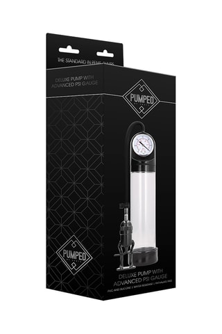 Pompe à pénis Pumped - Transparent - 20,5 cm