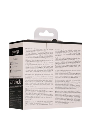 Oeuf vibrant waterproof George Noir - 9 cm