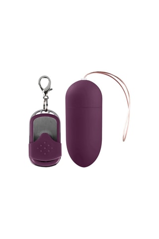 Œuf vibrant à télécommande Violet - 8 cm