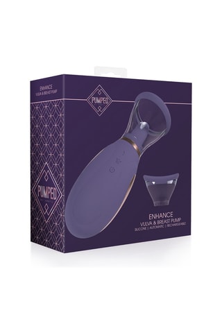 Pompe pour les seins et/ou la vulve Enhance - Violet
