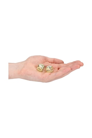 Jeu de 2 dés coquins Doré