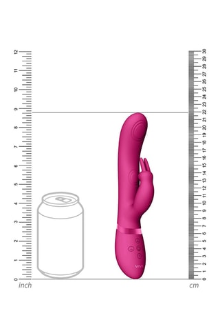 Vibromasseur Rabbit May - Rose - 22 cm