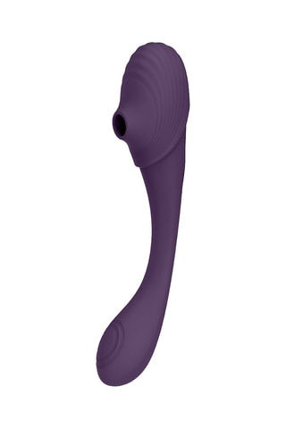 Vibromasseur pliable waterproof Mirai - Prune - 23,4 cm