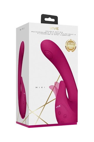 Vibromasseur Miki - Rose - 17 cm