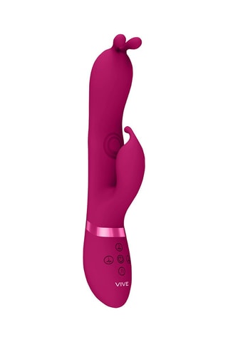 Vibromasseur Rabbit Gada Rose - 22,8 cm