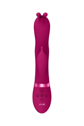 Vibromasseur Rabbit Gada Rose - 22,8 cm