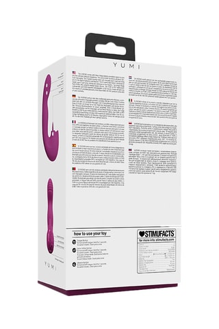 Vibromasseur waterproof Yumi Violet - 10 cm
