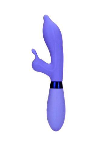 Vibromasseur Rabbit Loveline by Shots - Bleu - 8,5 cm