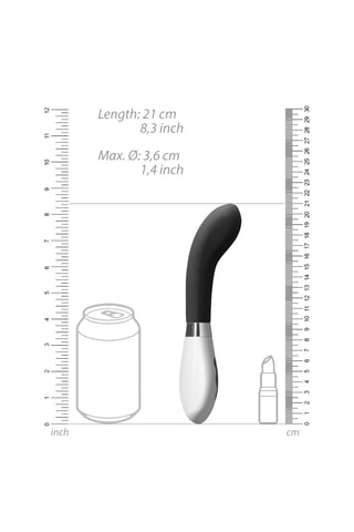 Vibromasseur Apollo - Noir - 21 cm