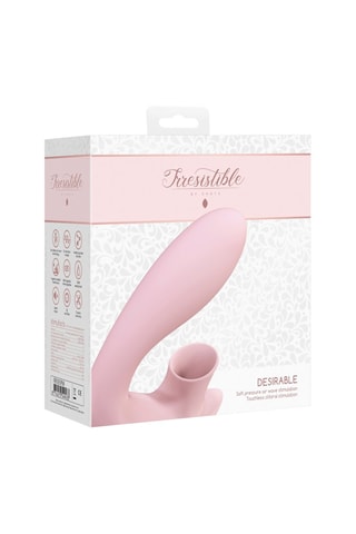 Vibromasseur Irresistible Desirable - Rose - 10,5 cm