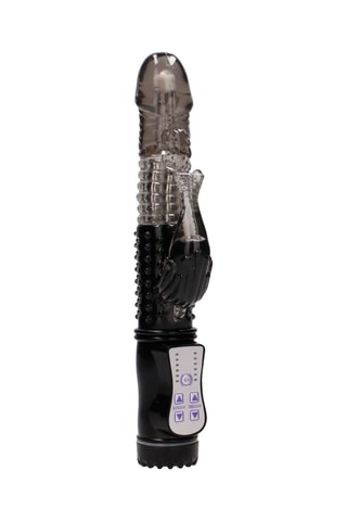 Vibromasseur Dolphin - Noir - 22,5 cm