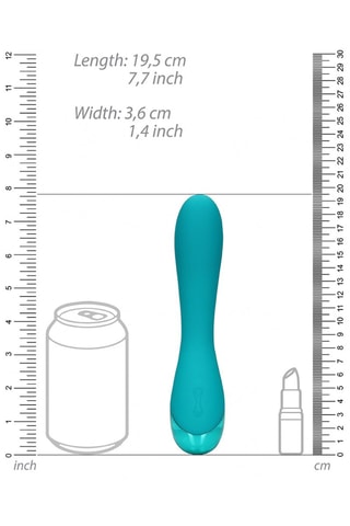 Vibromasseur G-Spot - Bleu - 14 cm