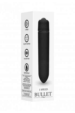 Mini vibromasseur - Noir - 9,3 cm