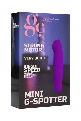 Mini vibromasseur G-spotter Violet - 13 cm