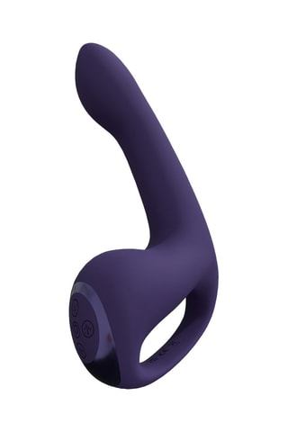 Vibromasseur waterproof Riko - 12 cm - Violet