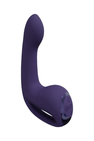 Vibromasseur waterproof Riko - 12 cm - Violet