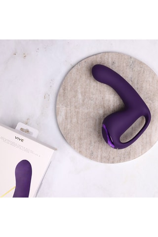 Vibromasseur waterproof Riko - 12 cm - Violet