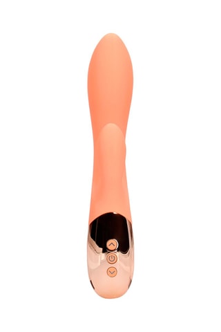 Vibromasseur Rabbit Ultra Soft - Pêche - 11 cm