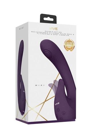 Vibromasseur Miki - Violet - 17 cm