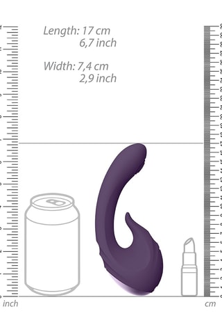 Vibromasseur Miki - Violet - 17 cm