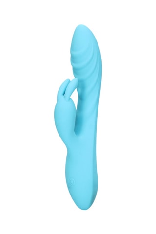 Vibromasseur Ultra Soft Rabbit - Bleu - 12,5 cm