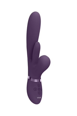 Vibromasseur Rabbit avec ondes pulsées Kura Violet