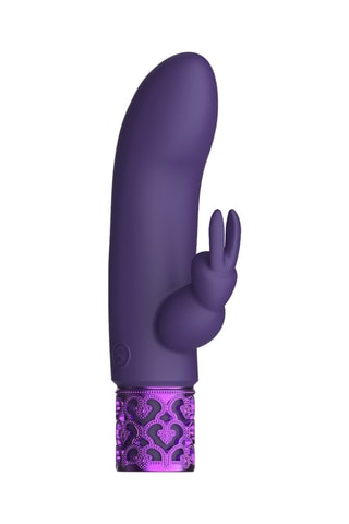 Embout pour mini vibromasseur Imperial Dazzling
 - Violet - 12 cm