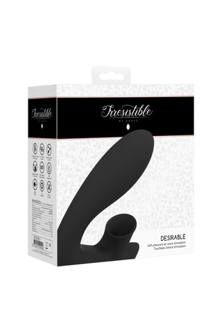 Vibromasseur Irresistible Desirable - Noir - 10,5 cm