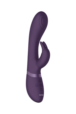 Vibromasseur rabbit Cato Pulse G-spot Rabbit - Violet - 21,5 cm