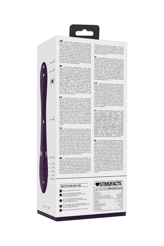Vibromasseur rabbit Cato Pulse G-spot Rabbit - Violet - 21,5 cm