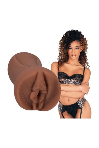 Masturbateur réaliste nomade Scarlit Scandal Ultraskyn - Caramel - 14,2 cm